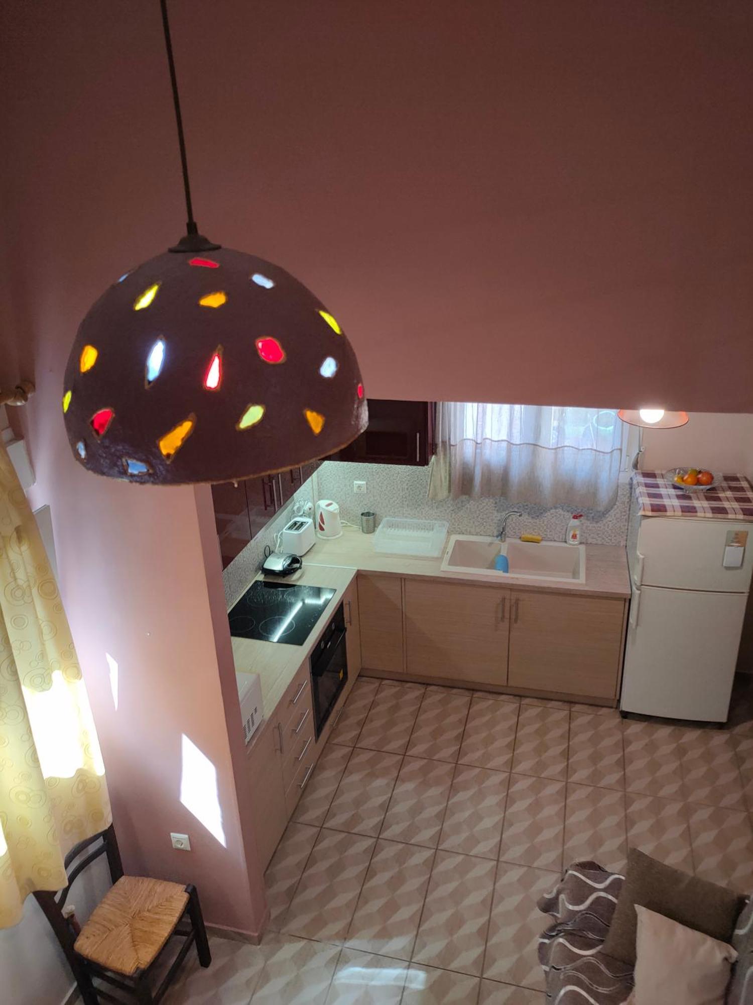 Modern House In Mytilene Center公寓 外观 照片
